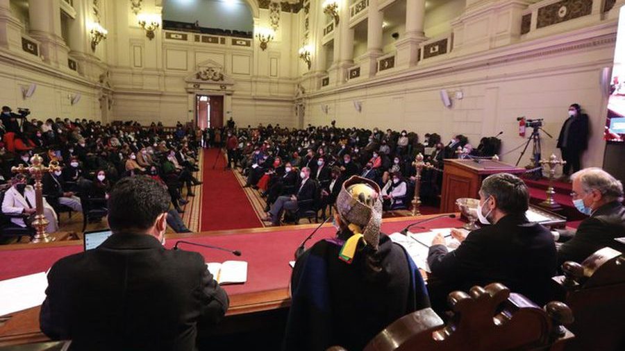 Mesa Presidentes Convención Constituyente Chilena